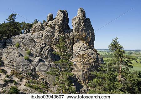 "Hamburger Wappen"""" sandstone formations, part of the Devil's Wall, Teufelsmauer, near Timmenrode, Harz, Saxony-Anhalt, Germany, Europe" View Large Photo Image Stock Photo - "Hamburger Wappen"""" sandstone formations, part of the Devil's Wall, Teufelsmauer, near Timmenrode, Harz, Saxony-Anhalt, Germany, Europe". Fotosearch