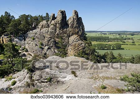"Hamburger Wappen"""" sandstone formations, part of the Devil's Wall, Teufelsmauer, near Timmenrode, Harz, Saxony-Anhalt, Germany, Europe" View Large Photo Image Stock Photograph - "Hamburger Wappen"""" sandstone formations, part of the Devil's Wall, Teufelsmauer, near Timmenrode, Harz, Saxony-Anhalt, Germany, Europe". Fotosearch