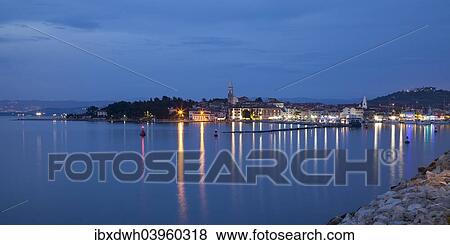 "Harbor and town view, Izola, Adriatic coast, Slovenian Littoral, Istria, Slovenia, Europe" View Large Photo Image Stock Photo - "Harbor and town view, Izola, Adriatic coast, Slovenian Littoral, Istria, Slovenia, Europe". Fotosearch