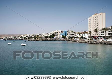 "Harbour, Puerto del Rosario, Fuerteventura, Canary Islands, Spain, Europe" View Large Photo Image Stock Image - "Harbour, Puerto del Rosario, Fuerteventura, Canary Islands, Spain, Europe". Fotosearch