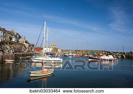 "Harbour with fishing boats, Mevagissey, Cornwall, England, United Kingdom, Europe" View Large Photo Image Picture - "Harbour with fishing boats, Mevagissey, Cornwall, England, United Kingdom, Europe". Fotosearch