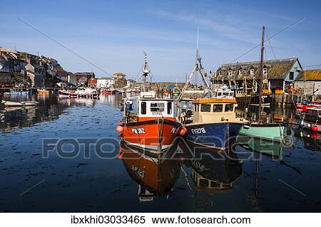 "Harbour with fishing boats, Mevagissey, Cornwall, England, United Kingdom, Europe" View Large Photo Image Stock Photography - "Harbour with fishing boats, Mevagissey, Cornwall, England, United Kingdom, Europe". Fotosearch