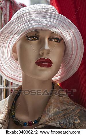 "Head of a fashion doll with hat, Auer Dult, Munich, Upper Bavaria, Bavaria, Germany, Europe" View Large Photo Image Stock Image - "Head of a fashion doll with hat, Auer Dult, Munich, Upper Bavaria, Bavaria, Germany, Europe". Fotosearch