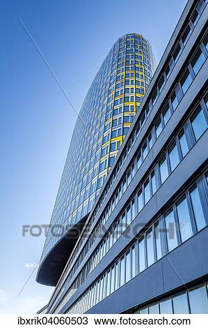 "Headquarters of the ADAC, General German Automobile Club, architects Sauerbruch Hutton, Munich, Upper Bavaria, Bavaria, Germany, Europe" View Large Photo Image Stock Image - "Headquarters of the ADAC, General German Automobile Club, architects Sauerbruch Hutton, Munich, Upper Bavaria, Bavaria, Germany, Europe". Fotosearch