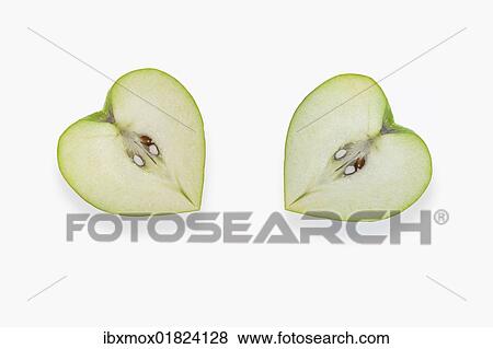 Heart-shaped apples View Large Photo Image Stock Photo - Heart-shaped apples. Fotosearch