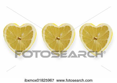 Heart-shaped lemons View Large Photo Image Stock Photo - Heart-shaped lemons. Fotosearch