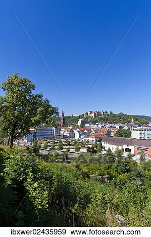 Stock Photo - "Heidenheim an der Brenz, Swabian Alb, Baden-Wuerttemberg, Germany, Europe". Fotosearch