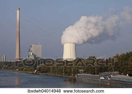 "Heil Power Station on Datteln-Hamm Canal, Runthe, Bergkamen, Ruhr district, North Rhine-Westphalia, Germany, Europe" View Large Photo Image Stock Photo - "Heil Power Station on Datteln-Hamm Canal, Runthe, Bergkamen, Ruhr district, North Rhine-Westphalia, Germany, Europe". Fotosearch