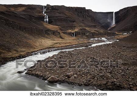 "Hengifoss waterfall, Egilsstadir, Iceland, Europe" View Large Photo Image Stock Photography - "Hengifoss waterfall, Egilsstadir, Iceland, Europe". Fotosearch