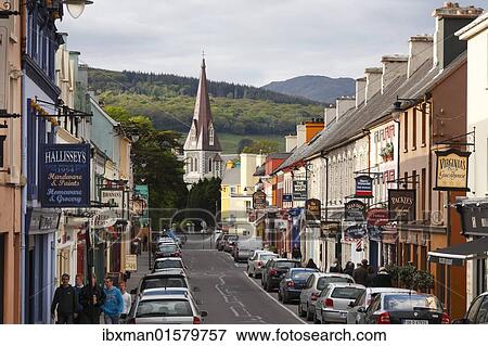 "Henry Street, Kenmare, Ring of Kerry, County Kerry, Ireland, British Isles, Europe" View Large Photo Image Stock Photo - "Henry Street, Kenmare, Ring of Kerry, County Kerry, Ireland, British Isles, Europe". Fotosearch