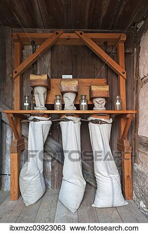 "Herb sieve, separates herbs into various sizes, around 1930, Frankisches Freilandmuseum Bad Windsheim open-air museum, Bad Windsheim, Middle Franconia, Franconia, Bavaria, Germany, Europe" View Large Photo Image Stock Image - "Herb sieve, separates herbs into various sizes, around 1930, Frankisches Freilandmuseum Bad Windsheim open-air museum, Bad Windsheim, Middle Franconia, Franconia, Bavaria, Germany, Europe". Fotosearch