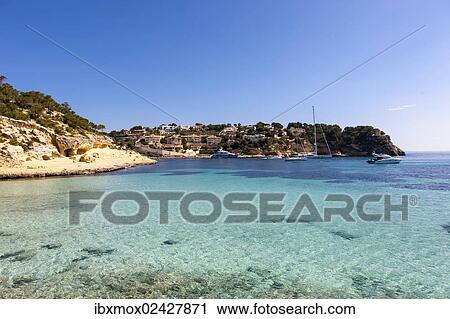 "Hidden beach of Portals Vells, Three Finger Bay, Cala Portals Vells, Cala Mago, Majorca, Balearic Islands, Spain, Europe" View Large Photo Image Stock Image - "Hidden beach of Portals Vells, Three Finger Bay, Cala Portals Vells, Cala Mago, Majorca, Balearic Islands, Spain, Europe". Fotosearch