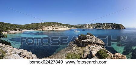 "Hidden beach of Portals Vells, Three Finger Bay, Cala Portals Vells, Cala Mago, Majorca, Balearic Islands, Spain, Europe" View Large Photo Image Stock Photo - "Hidden beach of Portals Vells, Three Finger Bay, Cala Portals Vells, Cala Mago, Majorca, Balearic Islands, Spain, Europe". Fotosearch
