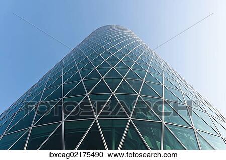 "High-rise building, Westhafen Tower, nicknamed Apple Wine Tower after the shape of a typical Frankfurtian cider glass, detail of the glass facade, Frankfurt am Main, Hesse, Germany, Europe" View Large Photo Image Stock Image - "High-rise building, Westhafen Tower, nicknamed Apple Wine Tower after the shape of a typical Frankfurtian cider glass, detail of the glass facade, Frankfurt am Main, Hesse, Germany, Europe". Fotosearch