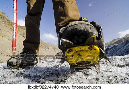 "Hiking boots with crampons, hike, Svinafellsjoekull glacier tongue, Skaftafell National Park, Austurland, eastern Iceland, Iceland, Europe" View Large Photo Image Stock Image - "Hiking boots with crampons, hike, Svinafellsjoekull glacier tongue, Skaftafell National Park, Austurland, eastern Iceland, Iceland, Europe". Fotosearch