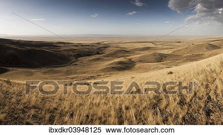 "Hills and steppe landscape, near Almaty, Kazakhstan, Asia" View Large Photo Image Stock Photography - "Hills and steppe landscape, near Almaty, Kazakhstan, Asia". Fotosearch