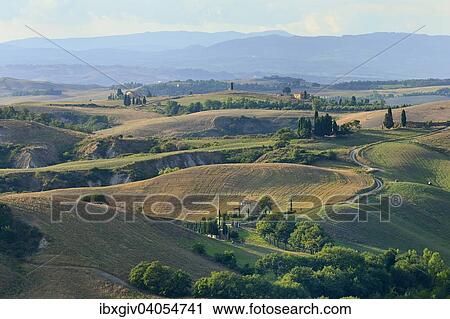 "Hilly landscape in the Crete Senesi, Province of Siena, Tuscany, Italy, Europe" View Large Photo Image Stock Image - "Hilly landscape in the Crete Senesi, Province of Siena, Tuscany, Italy, Europe". Fotosearch