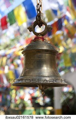 "Hinduism, bell, colourful prayer flags, Mahakal Hindu Temple, Observatory Hill, Darjeeling, West Bengal, Lesser Himalaya, India, South Asia, Asia" View Large Photo Image Stock Photo - "Hinduism, bell, colourful prayer flags, Mahakal Hindu Temple, Observatory Hill, Darjeeling, West Bengal, Lesser Himalaya, India, South Asia, Asia". Fotosearch