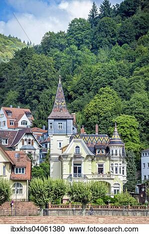 "Historic buildings on the banks of the Neckar river, Heidelberg, Baden-Wurttemberg, Germany, Europe" View Large Photo Image Stock Image - "Historic buildings on the banks of the Neckar river, Heidelberg, Baden-Wurttemberg, Germany, Europe". Fotosearch
