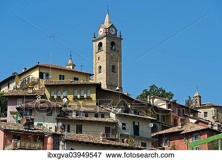 "Historic centre of Monforte d'Alba, Province of Cuneo, Piedmont, Italy, Europe" View Large Photo Image Stock Photo - "Historic centre of Monforte d'Alba, Province of Cuneo, Piedmont, Italy, Europe". Fotosearch
