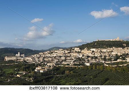 "Historic centre, Rocca Maggiore, Assisi, Umbria, Italy, Europe" View Large Photo Image Stock Photo - "Historic centre, Rocca Maggiore, Assisi, Umbria, Italy, Europe". Fotosearch