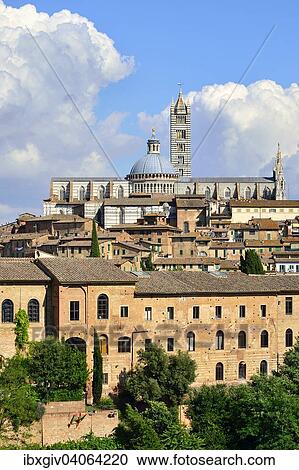 "Historic centre with the cathedral of Siena, Cattedrale di Santa Maria Assunta, Siena, Province of Siena, Tuscany, Italy, Europe" View Large Photo Image Stock Image - "Historic centre with the cathedral of Siena, Cattedrale di Santa Maria Assunta, Siena, Province of Siena, Tuscany, Italy, Europe". Fotosearch