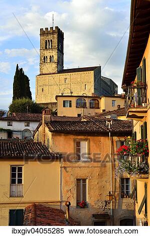 "Historic centre with the Romanesque Cathedral of San Cristoforo, Barga, Garfagnana, Province of Lucca, Tuscany, Italy, Europe" View Large Photo Image Stock Photography - "Historic centre with the Romanesque Cathedral of San Cristoforo, Barga, Garfagnana, Province of Lucca, Tuscany, Italy, Europe". Fotosearch