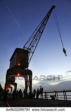 "Historic loading crane, renovated port facility of Estacao das Docas with the promenade, Belem, Para, Brazil, South America" View Large Photo Image Picture - "Historic loading crane, renovated port facility of Estacao das Docas with the promenade, Belem, Para, Brazil, South America". Fotosearch