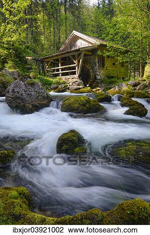 "HIstoric mill near Golling Waterfall, Golling, Tennengau, Salzburg, Austria, Europe" View Large Photo Image Stock Image - "HIstoric mill near Golling Waterfall, Golling, Tennengau, Salzburg, Austria, Europe". Fotosearch