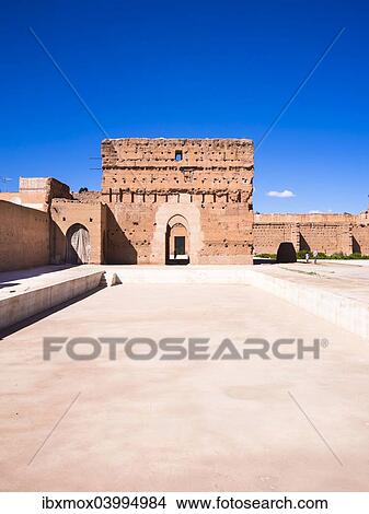 "Historic ruins of Palais el-Badi, Marrakech, Marrakech-Tensift-Al Haouz, Morocco, Africa" View Large Photo Image Picture - "Historic ruins of Palais el-Badi, Marrakech, Marrakech-Tensift-Al Haouz, Morocco, Africa". Fotosearch