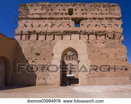 "Historic ruins of Palais el-Badi, Marrakech, Marrakech-Tensift-Al Haouz, Morocco, Africa" View Large Photo Image Stock Photo - "Historic ruins of Palais el-Badi, Marrakech, Marrakech-Tensift-Al Haouz, Morocco, Africa". Fotosearch
