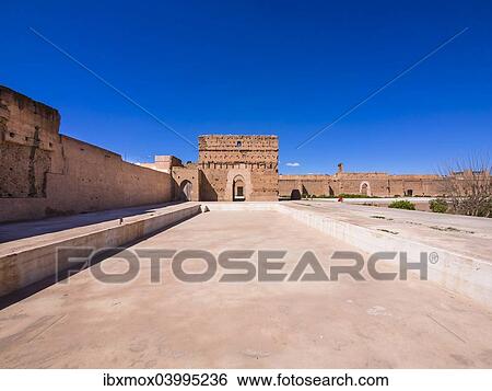 "Historic ruins of Palais el-Badi, Marrakech, Marrakech-Tensift-Al Haouz, Morocco, Africa" View Large Photo Image Stock Photograph - "Historic ruins of Palais el-Badi, Marrakech, Marrakech-Tensift-Al Haouz, Morocco, Africa". Fotosearch