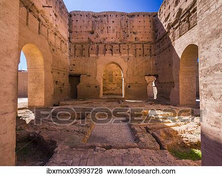 "Historic ruins of the El Badi Palace, Marrakech, Marrakech-Tensift-Al Haouz, Morocco, Africa" View Large Photo Image Stock Photo - "Historic ruins of the El Badi Palace, Marrakech, Marrakech-Tensift-Al Haouz, Morocco, Africa". Fotosearch