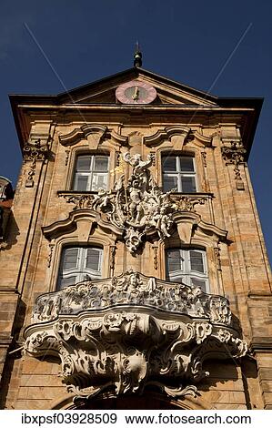 Stock Photo - "Historic town hall, historic centre, Bamberg, Upper Franconia, Bavaria, Germany, Europe". Fotosearch