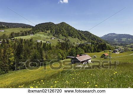 "Hittisau village with Gfaell, Bregenzerwald region, Vorarlberg, Austria, Europe" View Large Photo Image Stock Image - "Hittisau village with Gfaell, Bregenzerwald region, Vorarlberg, Austria, Europe". Fotosearch