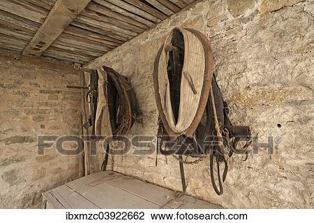 "Horse collars, 19th century, on the wall, Frankisches Freilandmuseum Bad Windsheim open-air museum, Bad Windsheim, Middle Franconia, Franconia, Bavaria, Germany, Europe" View Large Photo Image Stock Image - "Horse collars, 19th century, on the wall, Frankisches Freilandmuseum Bad Windsheim open-air museum, Bad Windsheim, Middle Franconia, Franconia, Bavaria, Germany, Europe". Fotosearch