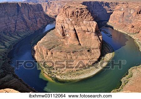 "Horseshoe Bend, Colorado River, Colorado River, Page, Arizona, United States, North America" View Large Photo Image Picture - "Horseshoe Bend, Colorado River, Colorado River, Page, Arizona, United States, North America". Fotosearch