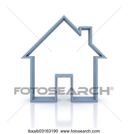 "House, 3D illustration" View Large Photo Image Stock Image - "House, 3D illustration". Fotosearch