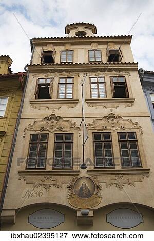 Stock Photo - "House in Nerudova Street, Prague, Czech Republic, Europe". Fotosearch