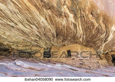 "House on Fire, former grain storage under a rock overhang, Mule Canyon, Utah, United States, North America" View Large Photo Image Stock Image - "House on Fire, former grain storage under a rock overhang, Mule Canyon, Utah, United States, North America". Fotosearch