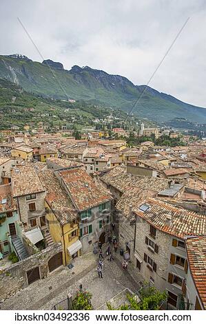 "Houses in Malcesine, Malcesine, Verona province, Italy, Europe" View Large Photo Image Stock Photograph - "Houses in Malcesine, Malcesine, Verona province, Italy, Europe". Fotosearch