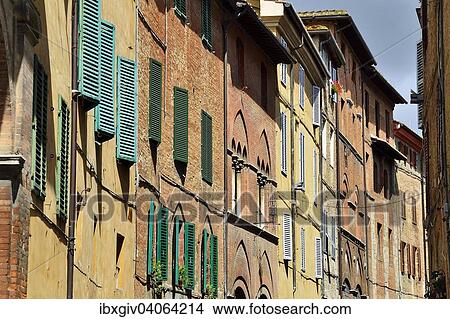 "Houses in the historic center, Centro Storico, Siena, Province of Siena, Tuscany, Italy, Europe" View Large Photo Image Picture - "Houses in the historic center, Centro Storico, Siena, Province of Siena, Tuscany, Italy, Europe". Fotosearch