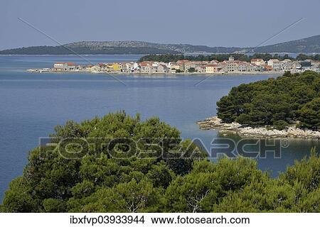"Houses on Krapanj Island, Adriatic, Sibenik-Knin County, Croatia, Europe" View Large Photo Image Picture - "Houses on Krapanj Island, Adriatic, Sibenik-Knin County, Croatia, Europe". Fotosearch