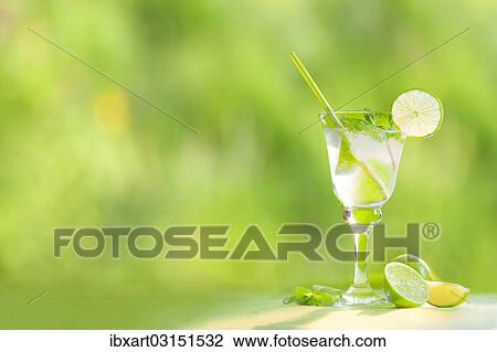 Hugo cocktail with lime and mint View Large Photo Image Stock Image - Hugo cocktail with lime and mint. Fotosearch