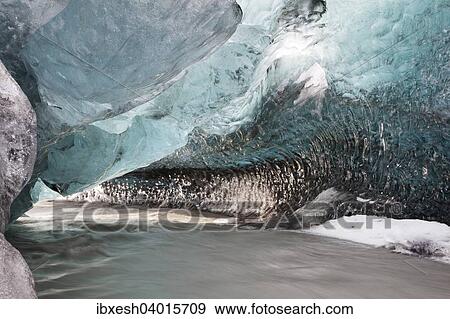 "Ice cave in the Vatnajokull glacier, Vatnajokull National Park, Iceland, Europe" View Large Photo Image Stock Photo - "Ice cave in the Vatnajokull glacier, Vatnajokull National Park, Iceland, Europe". Fotosearch