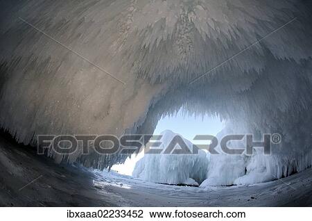 "Ice cave on Olkhon island, Lake Baikal, Siberia, Russia, Eurasia, Europe" View Large Photo Image Stock Image - "Ice cave on Olkhon island, Lake Baikal, Siberia, Russia, Eurasia, Europe". Fotosearch