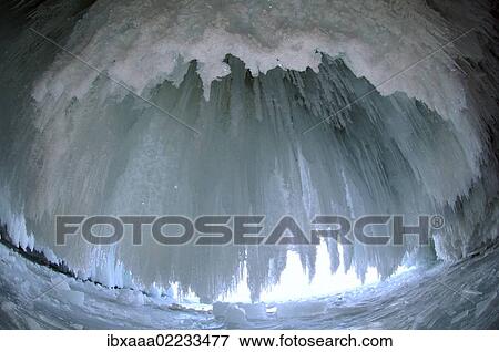 "Ice cave on Olkhon island, Lake Baikal, Siberia, Russia, Eurasia, Europe" View Large Photo Image Stock Photo - "Ice cave on Olkhon island, Lake Baikal, Siberia, Russia, Eurasia, Europe". Fotosearch