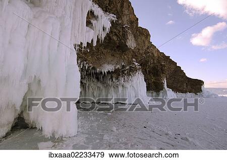 "Ice cave on Olkhon island, Lake Baikal, Siberia, Russia, Eurasia, Europe" View Large Photo Image Stock Photo - "Ice cave on Olkhon island, Lake Baikal, Siberia, Russia, Eurasia, Europe". Fotosearch