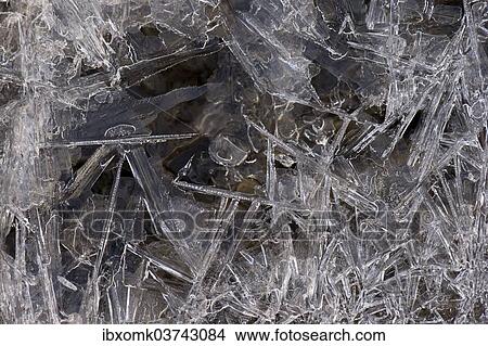 Picture - "Ice crystals, Spitsbergen Island, Svalbard Archipelago, Svalbard and Jan Mayen, Norway, Europe". Fotosearch