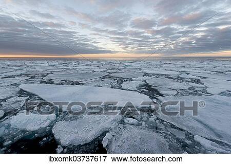 "Ice floes, pack ice, evening mood, Arctic Ocean, Spitsbergen Island, Svalbard Archipelago, Svalbard and Jan Mayen, Norway, Europe" View Large Photo Image Stock Photo - "Ice floes, pack ice, evening mood, Arctic Ocean, Spitsbergen Island, Svalbard Archipelago, Svalbard and Jan Mayen, Norway, Europe". Fotosearch